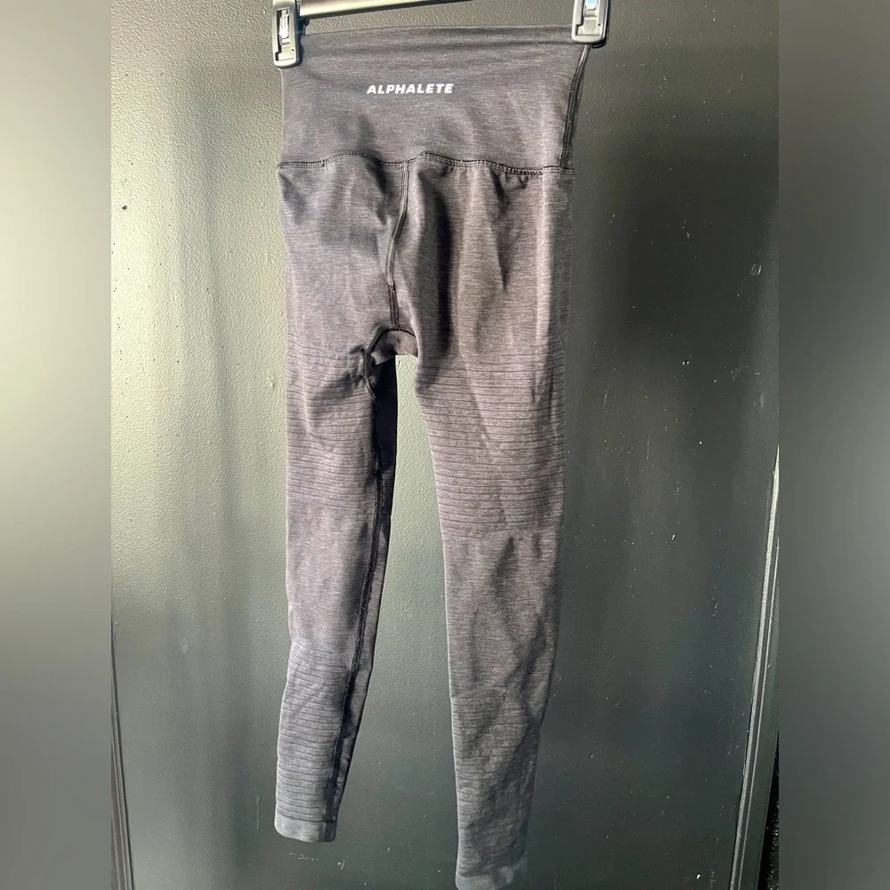 Alphalete Leggings Bundle Size Small Orange, Black, Grey - Picture 8 of 15